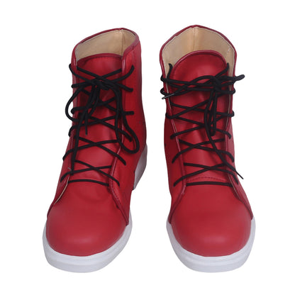 Persona 5: Dancing Star Night Protagonist Akira Kurusu Ren Amamiya Red Cosplay Shoes Cosplay Boots