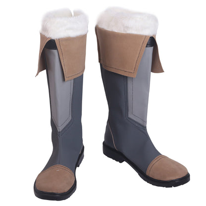 Akatsuki Deidara aus Naruto Halloween Weiße Schuhe Cosplay Stiefel
