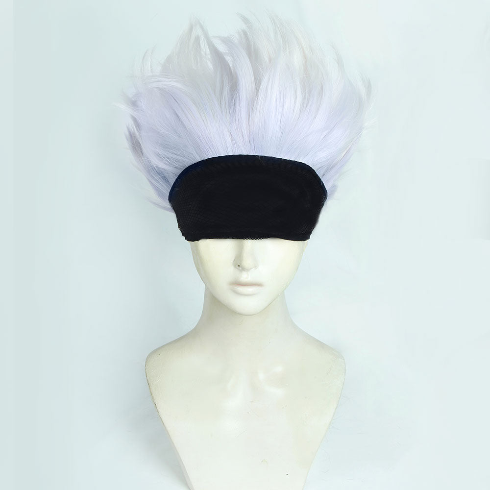 Genshin Impact Yelan 黑紫 Cosplay 假髮