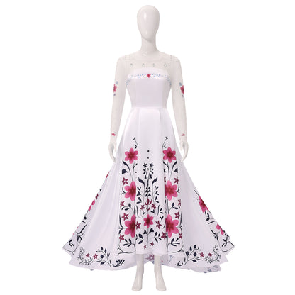 Frozen 3 Anna Wedding Dress Cosplay Costume