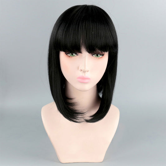 One Piece Nico Robin Before Two Years Short Black Cosplay Wig
