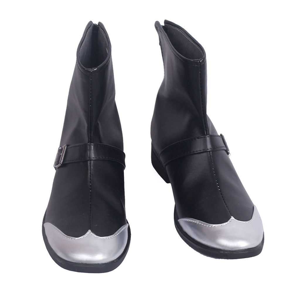Akatsuki Deidara de Naruto Halloween zapatos blancos botas de Cosplay