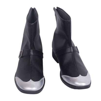 Akatsuki Deidara de Naruto Halloween zapatos blancos botas de Cosplay