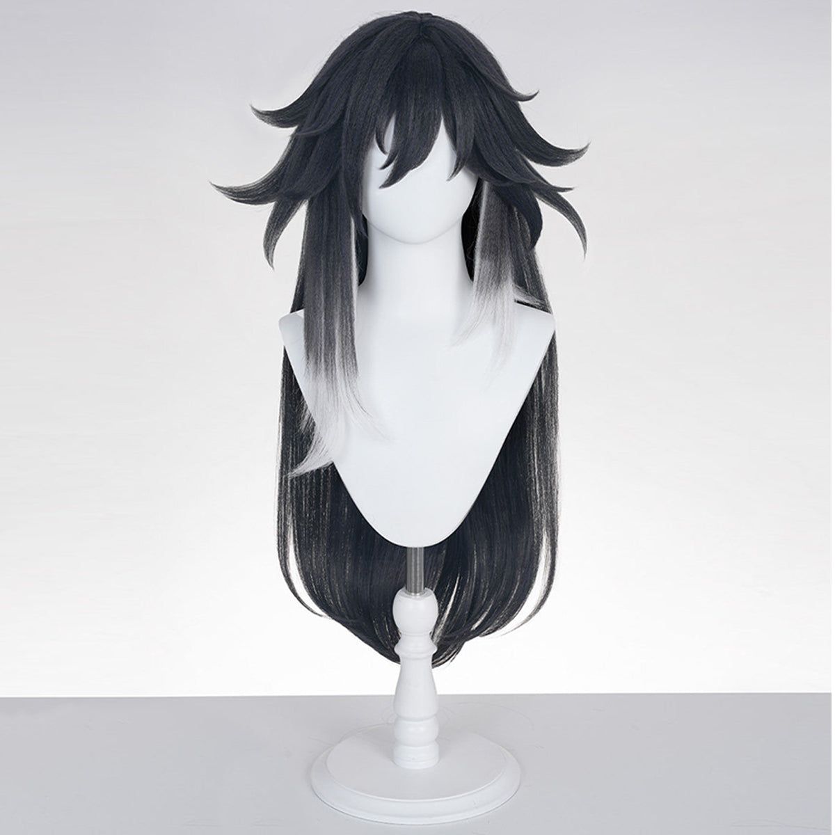 Honkai: Star Rail Ashveil Black Cosplay Wig