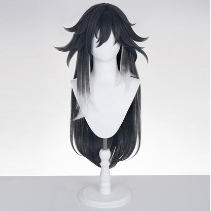 Honkai: Star Rail Ashveil Black Cosplay Wig