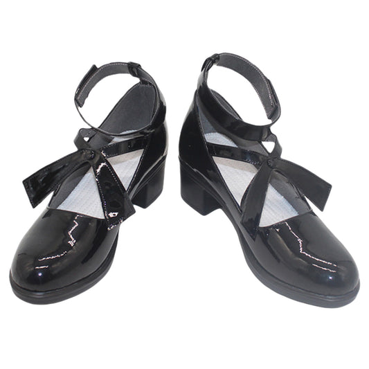Akatsuki Deidara de Naruto Halloween zapatos blancos botas de Cosplay