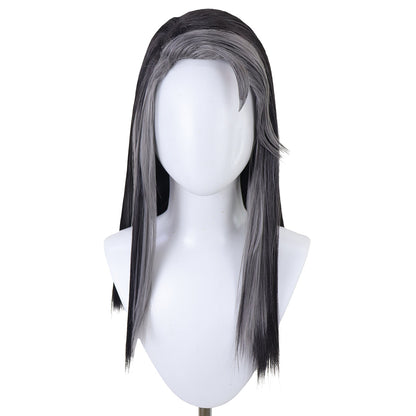 Perruque de cosplay en argent Honkai: Star Rail Arlan