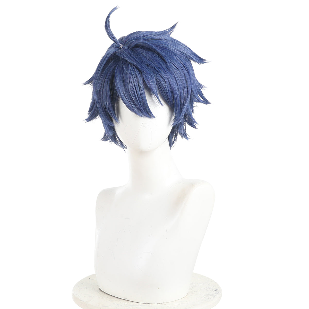 Tougen Anki Shiki Ichinose Blue Cosplay Wig