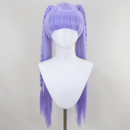 Marvel Rivals Magik PunkChild Purple Cosplay Wig