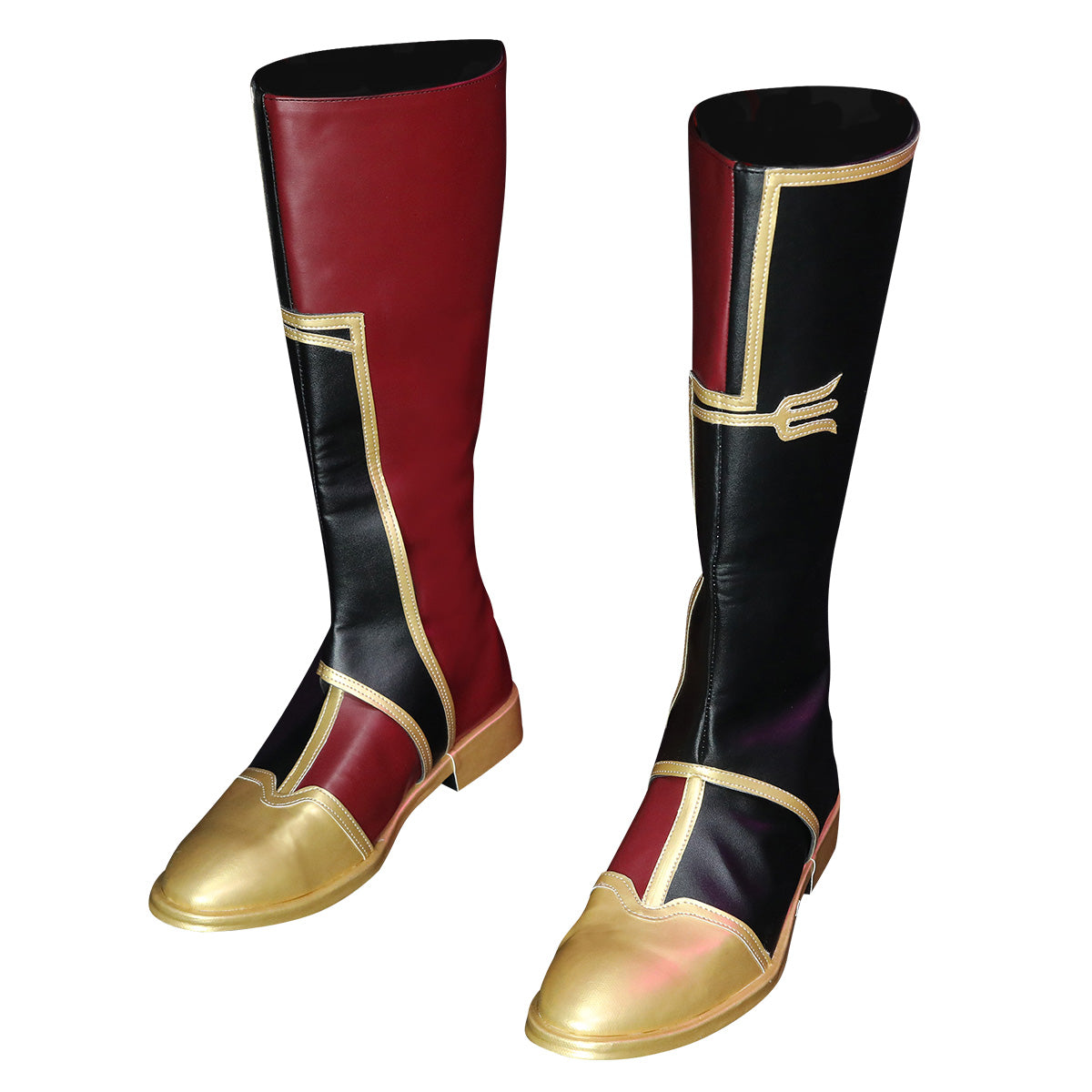 Arcane League of Legends LOL Arcane Silco Black Red Shoes Cosplay Boots
