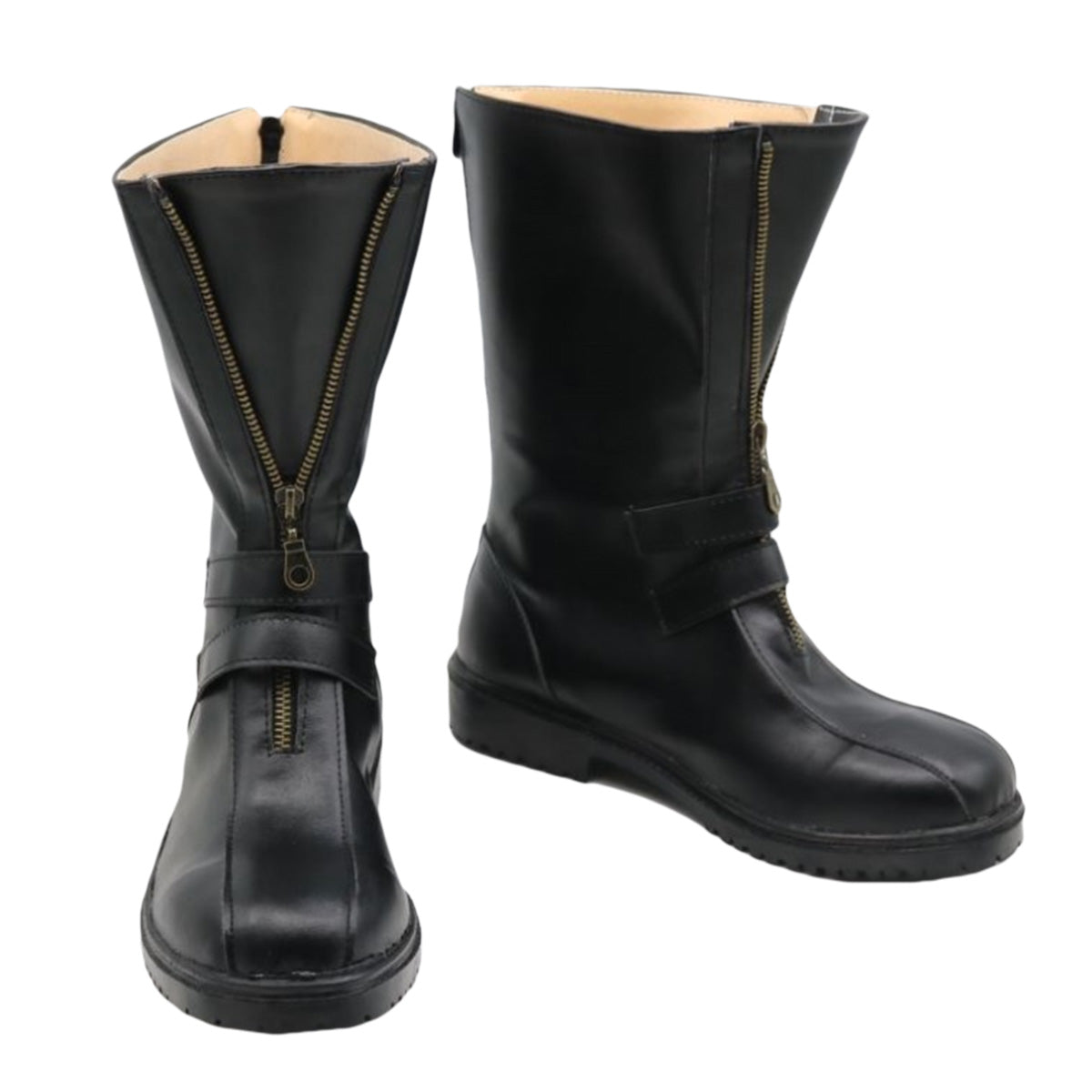 Akatsuki Deidara de Naruto Halloween zapatos blancos botas de Cosplay