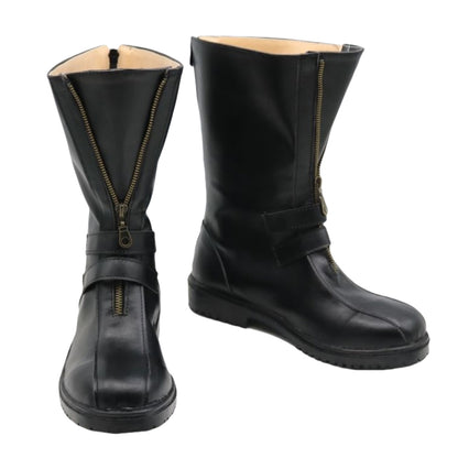 Akatsuki Deidara de Naruto Halloween zapatos blancos botas de Cosplay