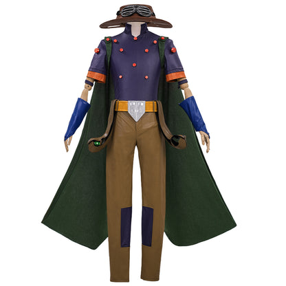 JoJo's Bizarre Adventure: Steel Ball Run Anime Gyro Zeppeli Premium Edition Cosplay Costume