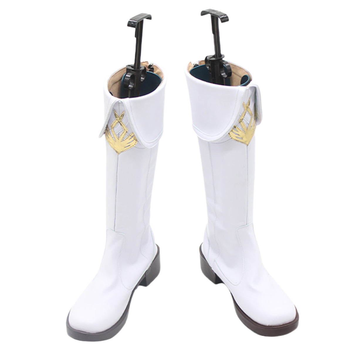 Akatsuki Deidara de Naruto Halloween zapatos blancos botas de Cosplay