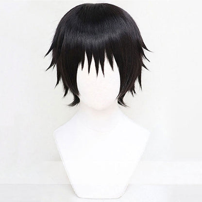 Genshin Impact Yelan Noir Violet Cosplay Perruque