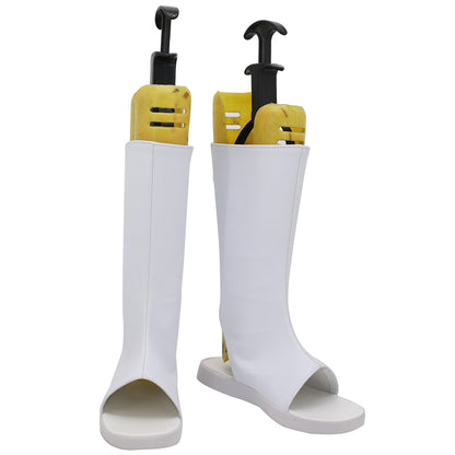 Fire Force Enen No Shouboutai Haumea White Cosplay Shoes