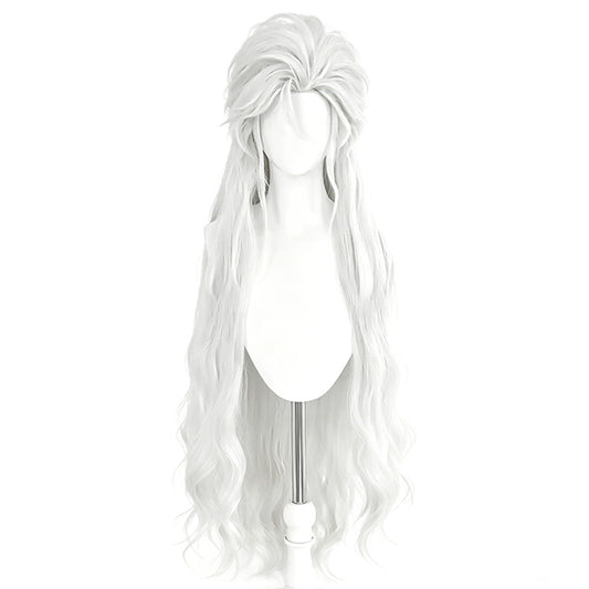 Love And Deepspace Sylus Silverwing Fiend White Cosplay Wig
