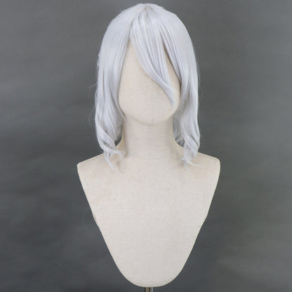 Hell's Paradise: Jigokuraku Yamada Asaemon Shion Silver Cosplay Peluca