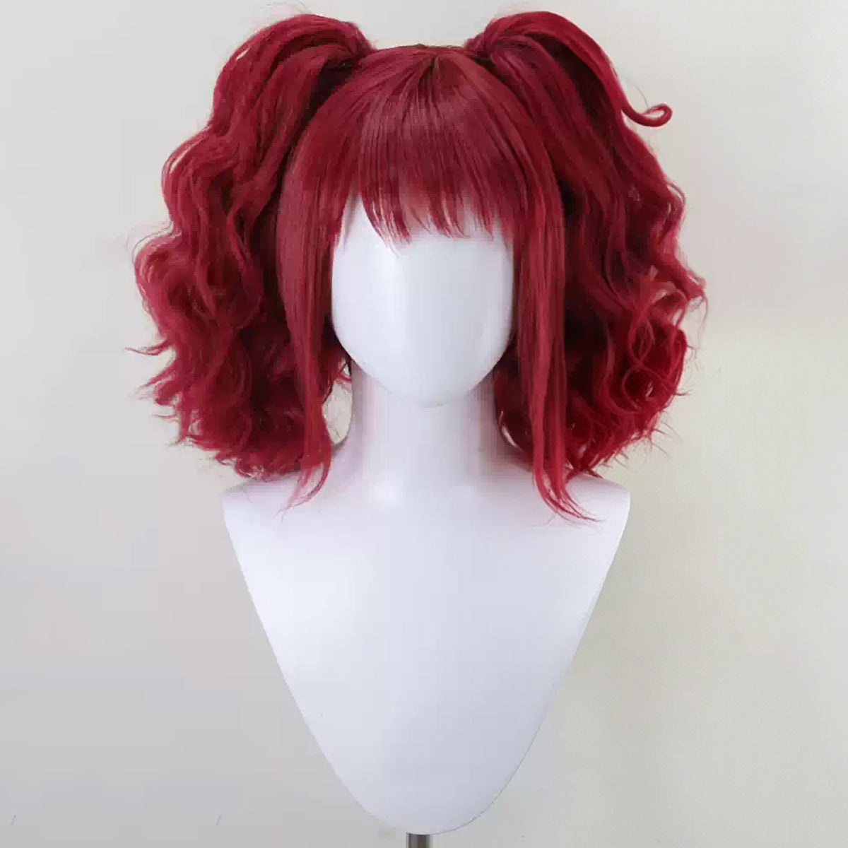Zero Escape: The Nonary Games Clover Field Red Cosplay Wig
