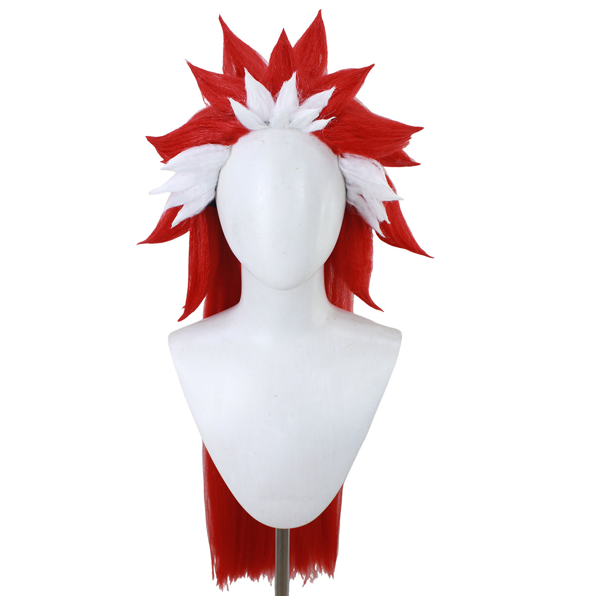 Daemons of the Shadow Realm Yomi No Tsugai Right Red White Cosplay Wig