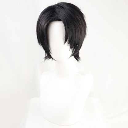 Genshin Impact Yelan 黑紫 Cosplay 假髮