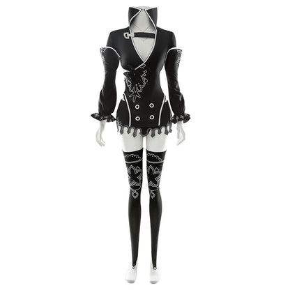 NieR: Automata 2B YoRHa Nr. 2 Typ B Halloween-Cosplay-Kostüm