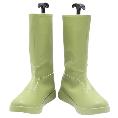 Akatsuki Deidara de Naruto Halloween zapatos blancos botas de Cosplay