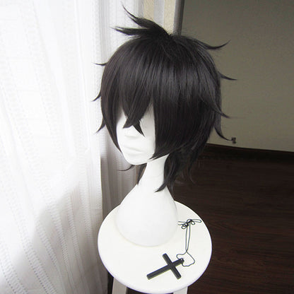 The Rising of the Shield Hero Naofumi Iwatani Black Cosplay Wig