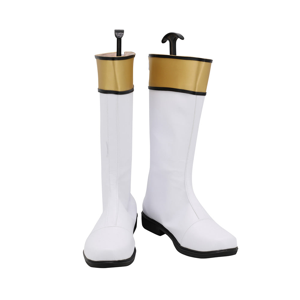Akatsuki Deidara aus Naruto Halloween Weiße Schuhe Cosplay Stiefel