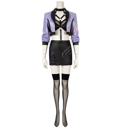 League Of Legends LOL 2020 S10 K/DA KDA All Out Evelynn Cosplay Costume