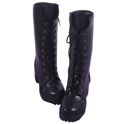 Death Note Misa Amane Black Shoes Cosplay Boots
