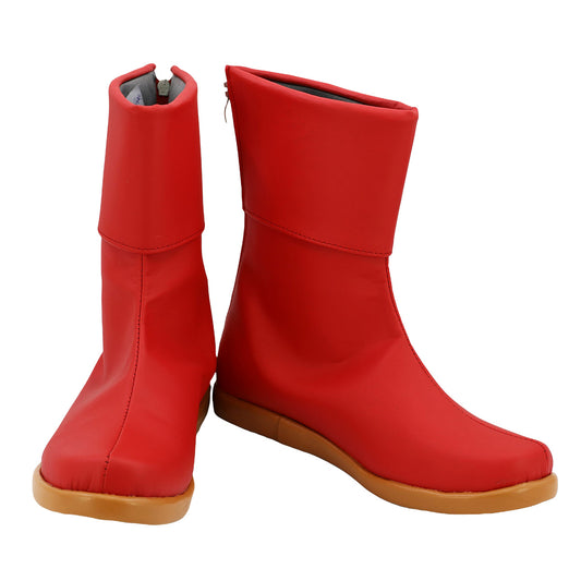 Akatsuki Deidara aus Naruto Halloween Weiße Schuhe Cosplay Stiefel