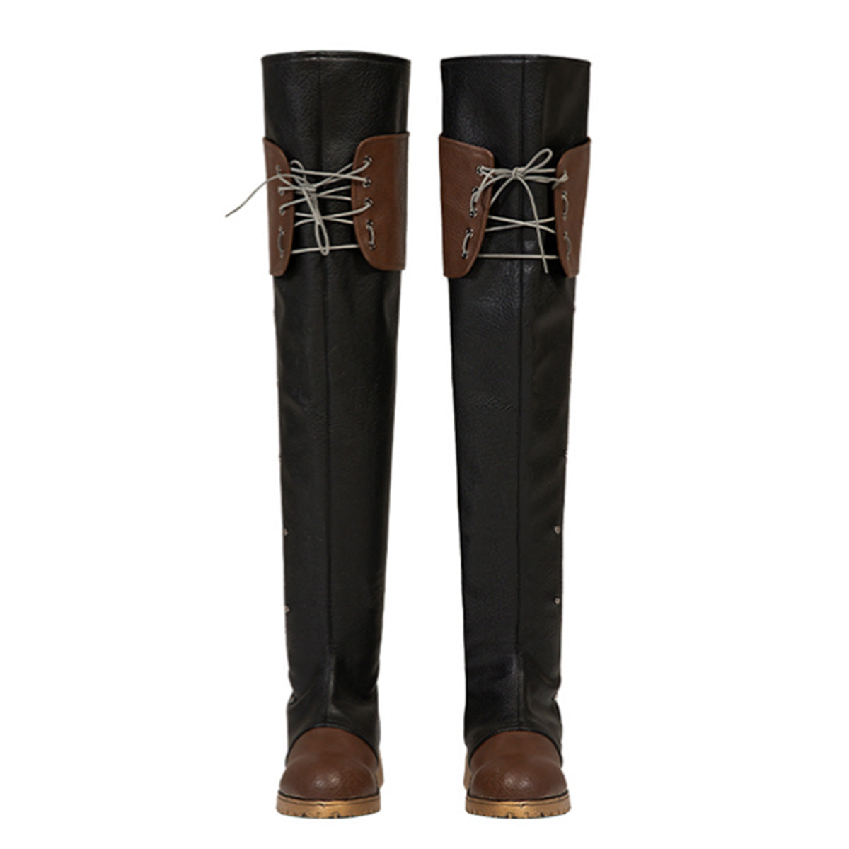 Akatsuki Deidara de Naruto Halloween zapatos blancos botas de Cosplay