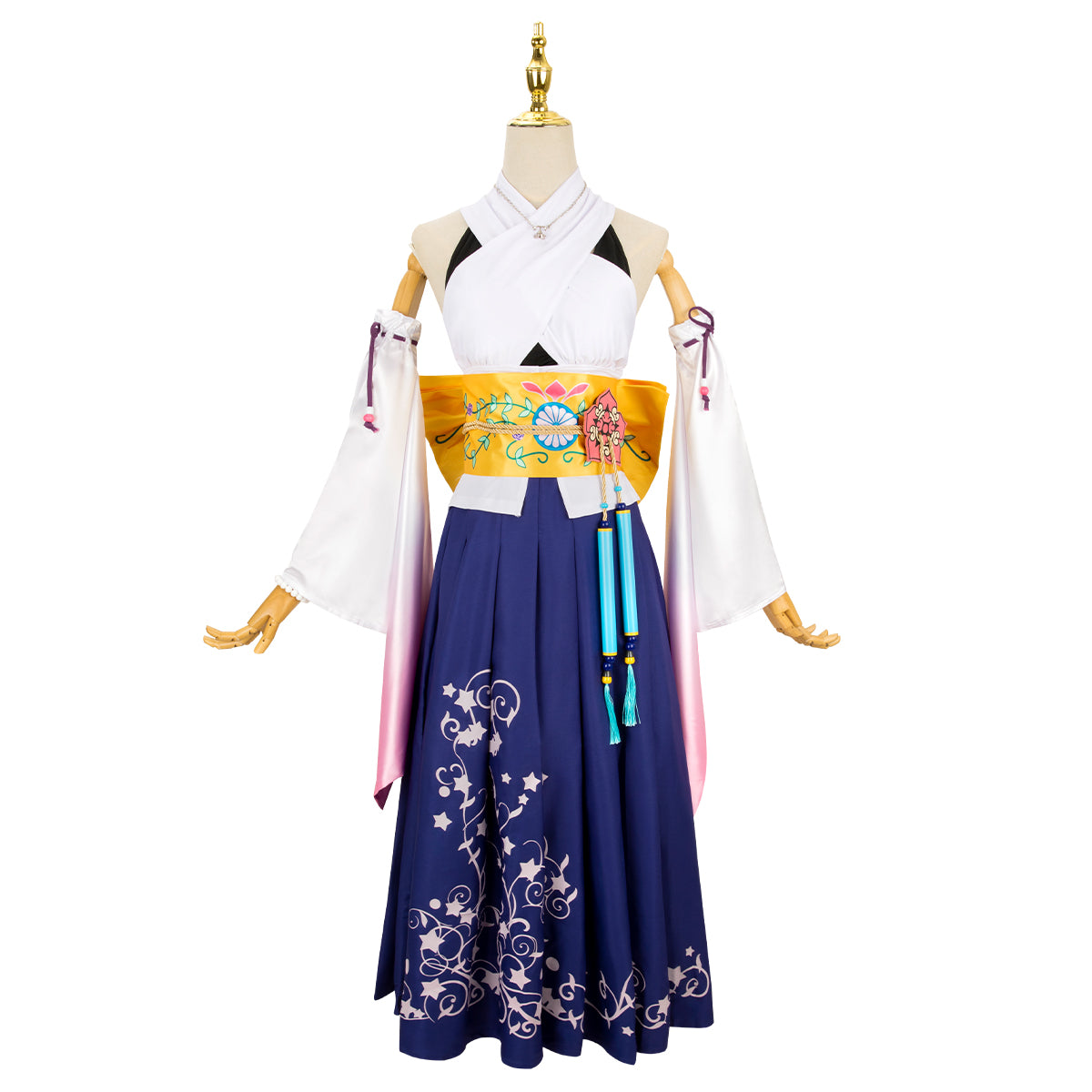 Final Fantasy X FF10 Yuna Cosplay Costume - Deluxe Version