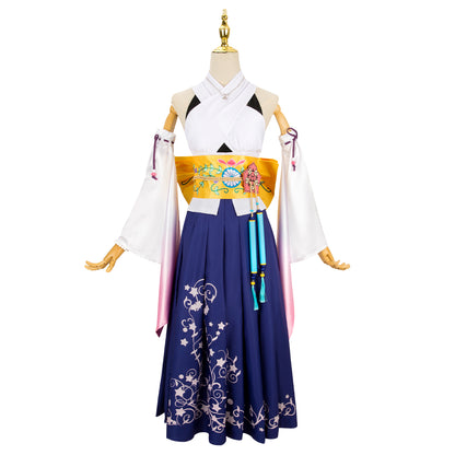 Final Fantasy X FF10 Yuna Cosplay Costume - Deluxe Version
