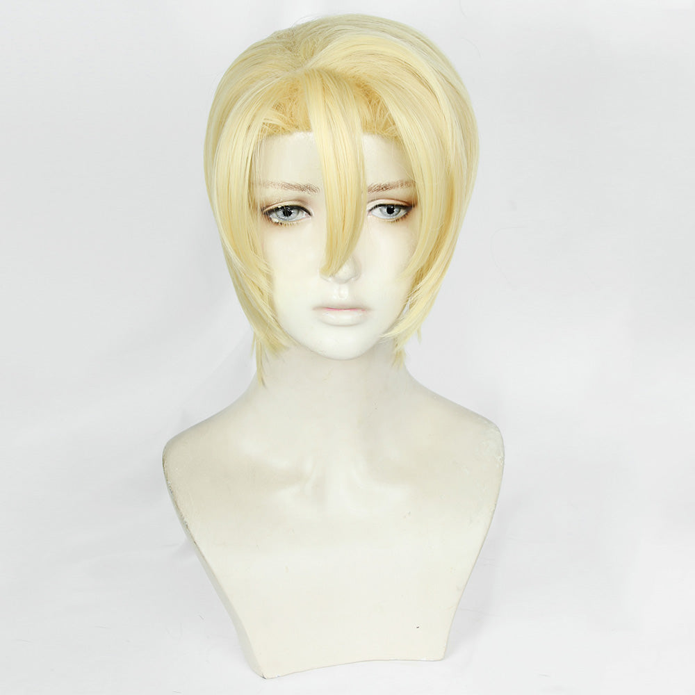 FE: Three Houses Dimitri Alexandre Bladud Light Golden Cosplay Wig