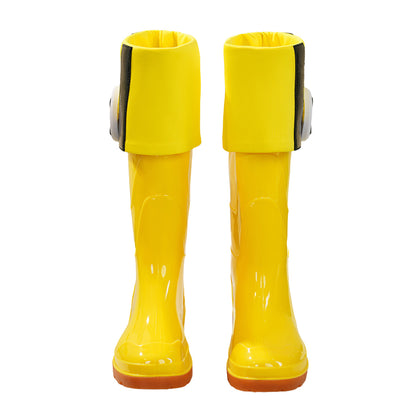 Akatsuki Deidara de Naruto Halloween zapatos blancos botas de Cosplay