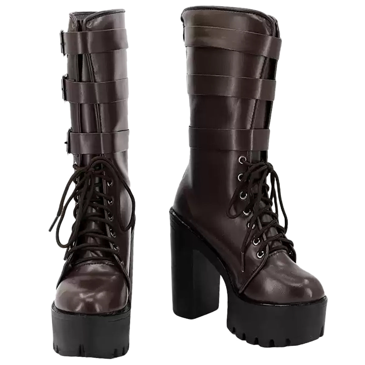 Akatsuki Deidara de Naruto Halloween zapatos blancos botas de Cosplay