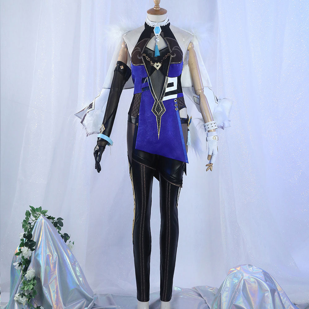 Genshin Impact Yelan Cosplay Costume New Edition