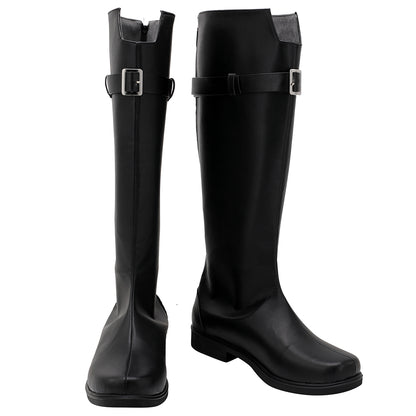 Akatsuki Deidara de Naruto Halloween zapatos blancos botas de Cosplay