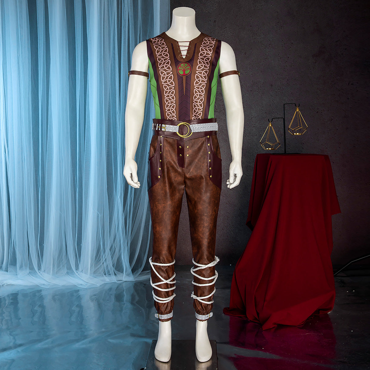 Baldur's Gate III BG3 Halsin Camp Cosplay Costume