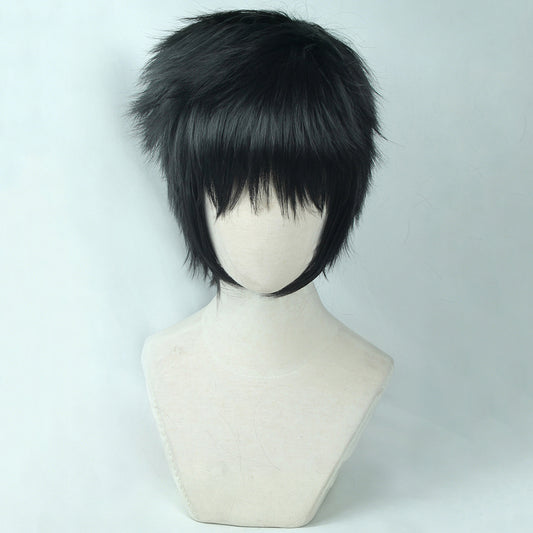 Katekyo Hitman Reborn! Takeshi Yamamoto Black Cosplay Wig