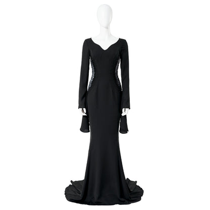 Wednesday The Addams Family(2022 TV Series) Morticia Addams Cosplay Costume