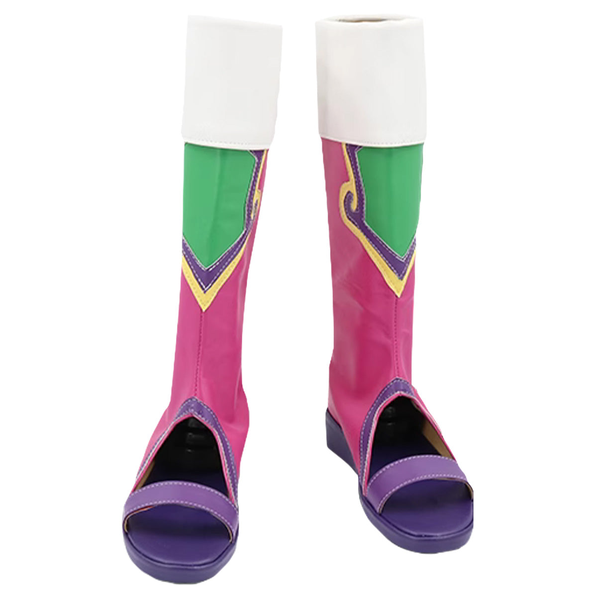 Akatsuki Deidara de Naruto Halloween zapatos blancos botas de Cosplay