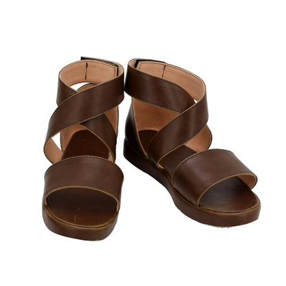 Akatsuki Deidara de Naruto Halloween zapatos blancos botas de Cosplay