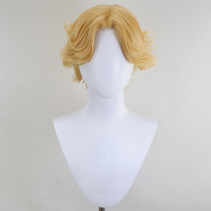 Motosega Uomo Denji Parrucca Cosplay Dorata