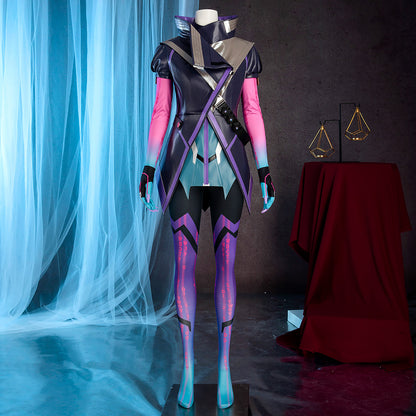 Overwatch OW Sombra Hacker Cosplay Costume - Premium Edition