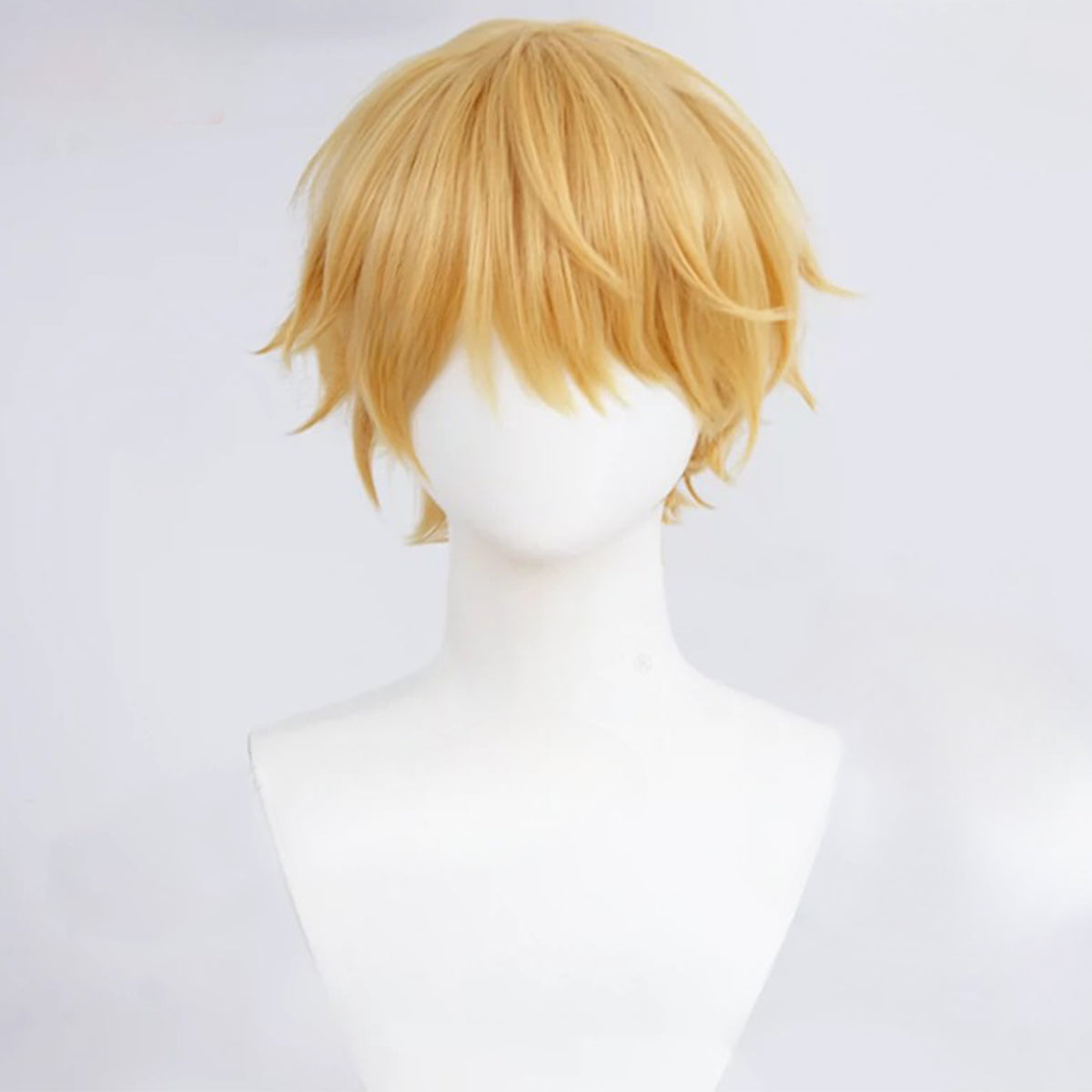 Motosierra Hombre Denji Golden Cosplay Peluca
