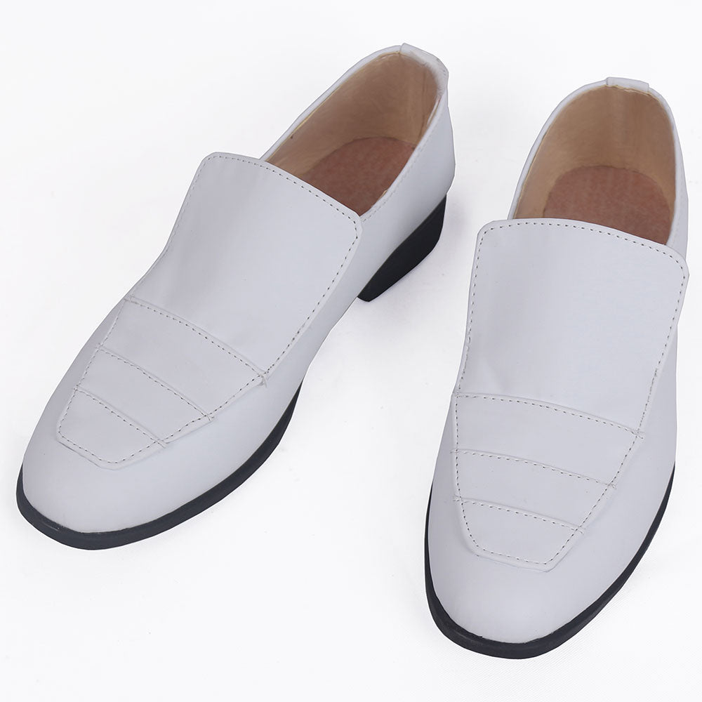 Yakuza Kazuma Kiryu White Cosplay Shoes