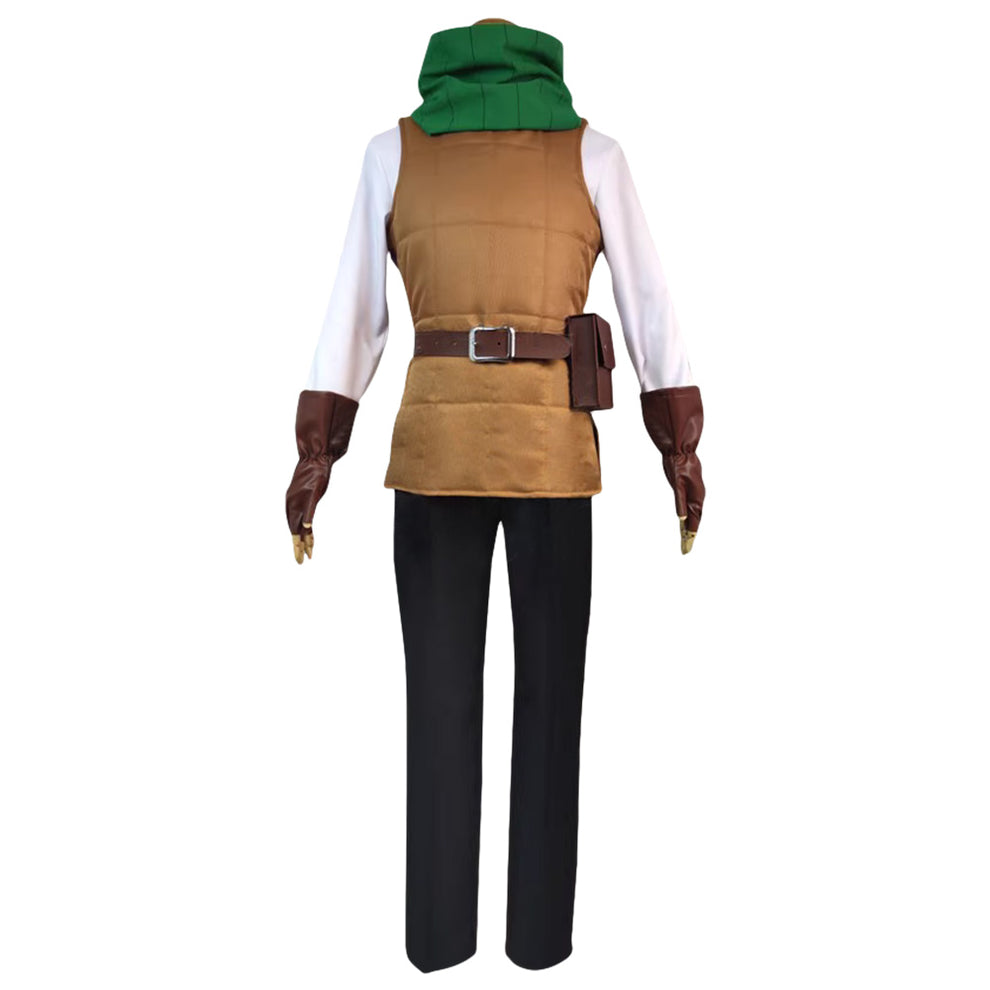 Delicious in Dungeon Chilchuck Tims Top Pants Set Party Carnival Halloween Cosplay Costume main image 0